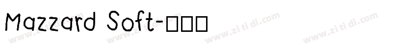Mazzard Soft字体转换